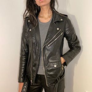 leather jacket boy fit